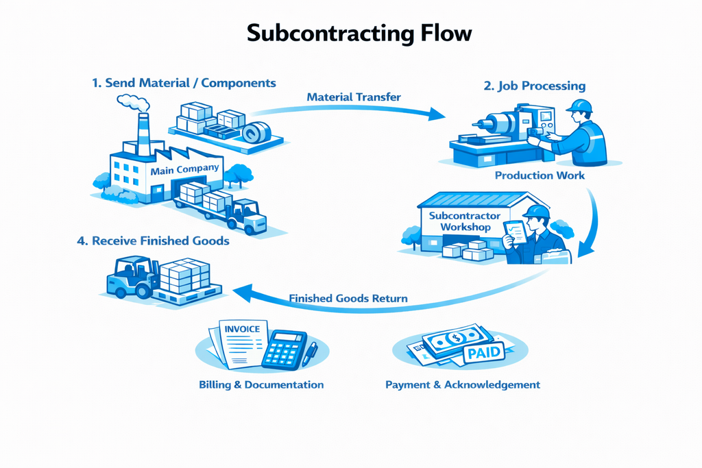 Subcontracting Inward / Company Job Work Process (Version-16) - Cover Image